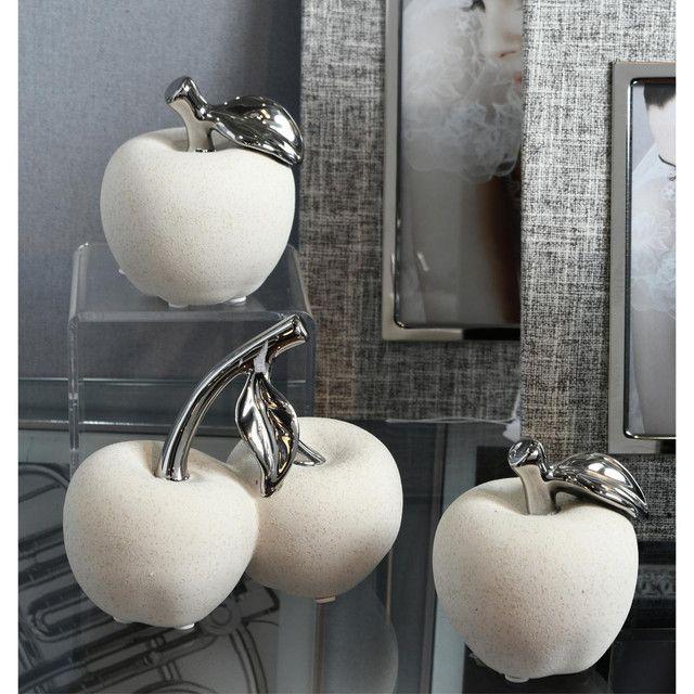 Figura Decorativa Manzana Doble-3