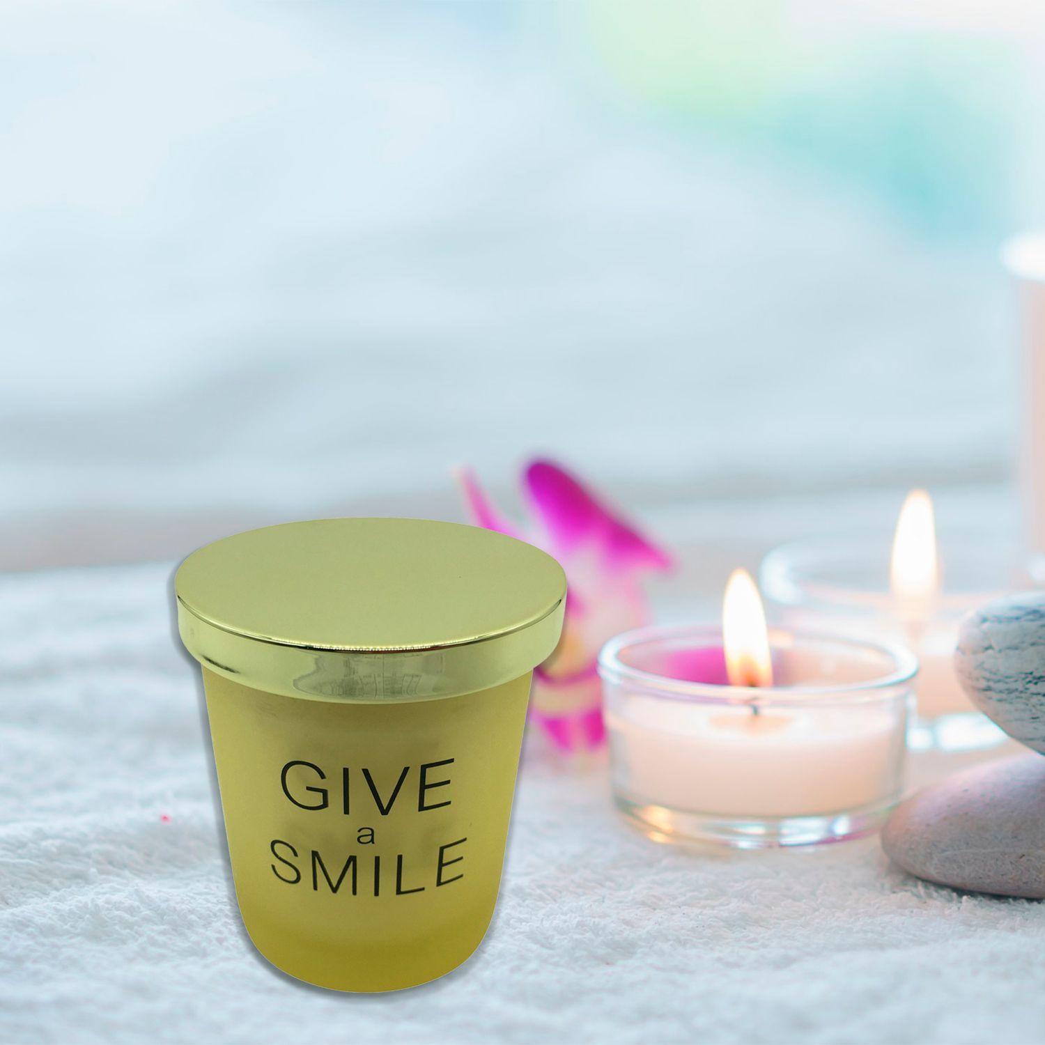 Vela Decorativa con Aroma Smile-3