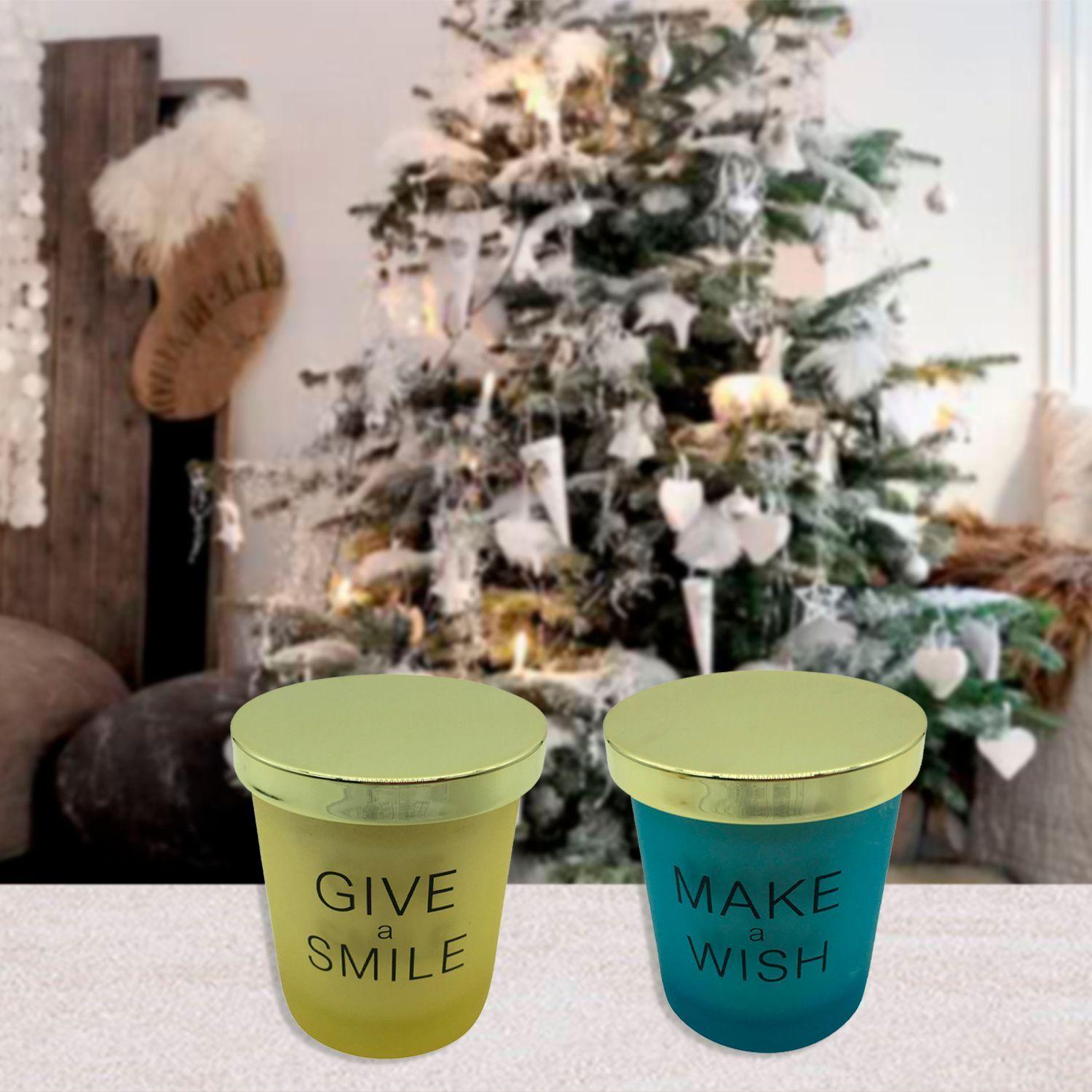 Vela Decorativa con Aroma Smile-4