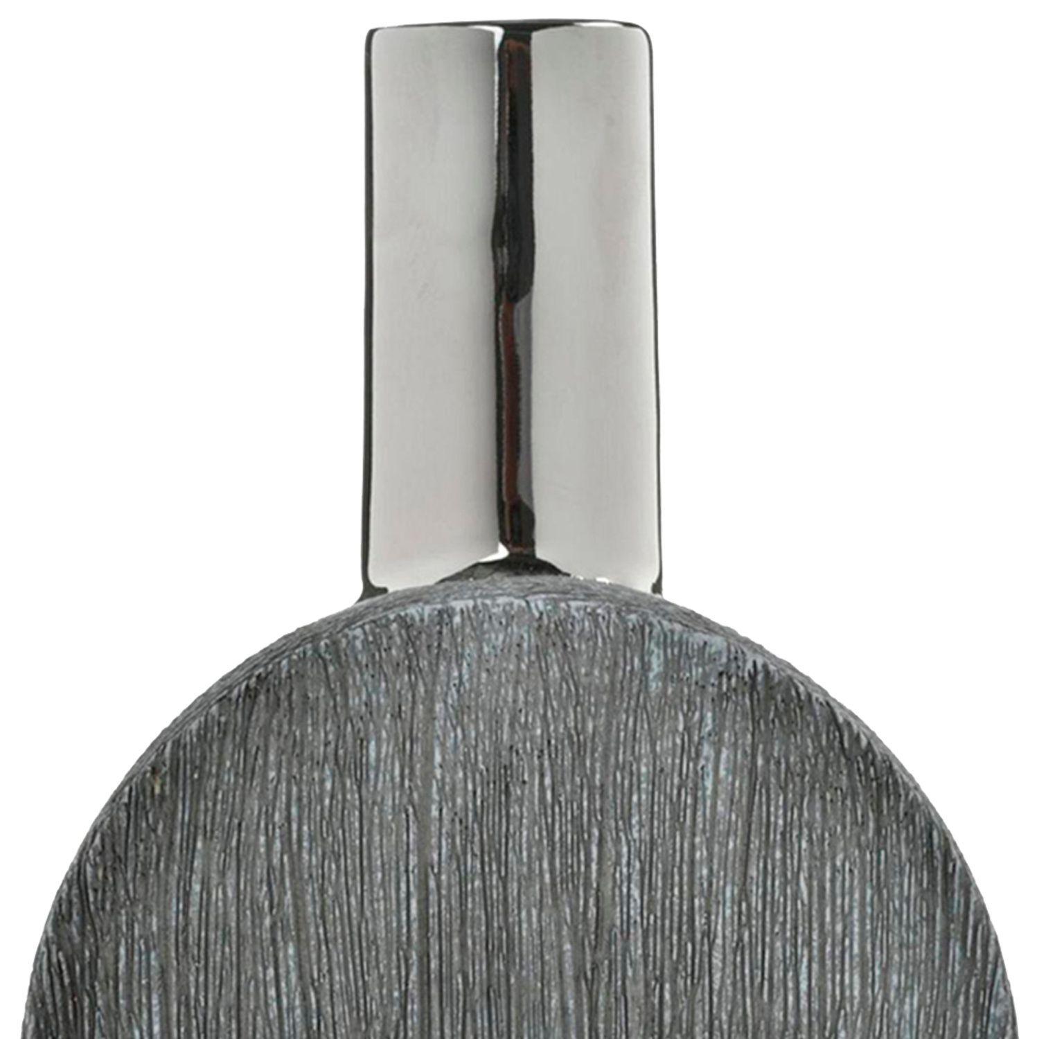 Jarrón Decorativo Alhambra Circular Silver-3