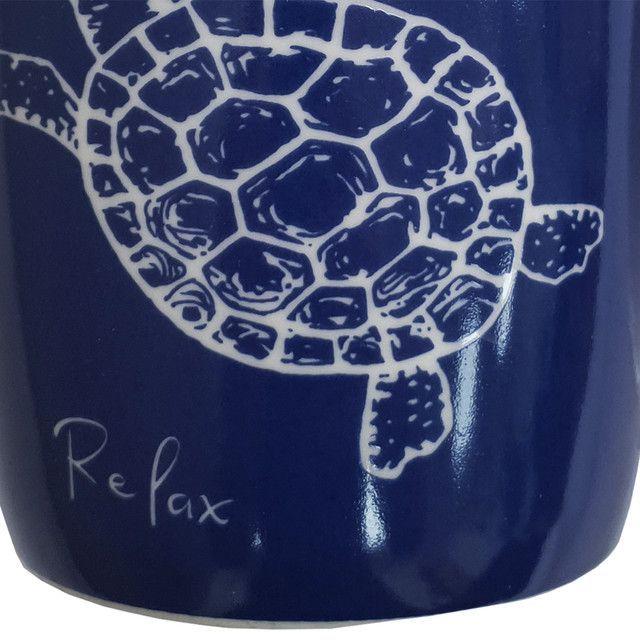 Tazón Decorativo Ocean Turtle Blue-2