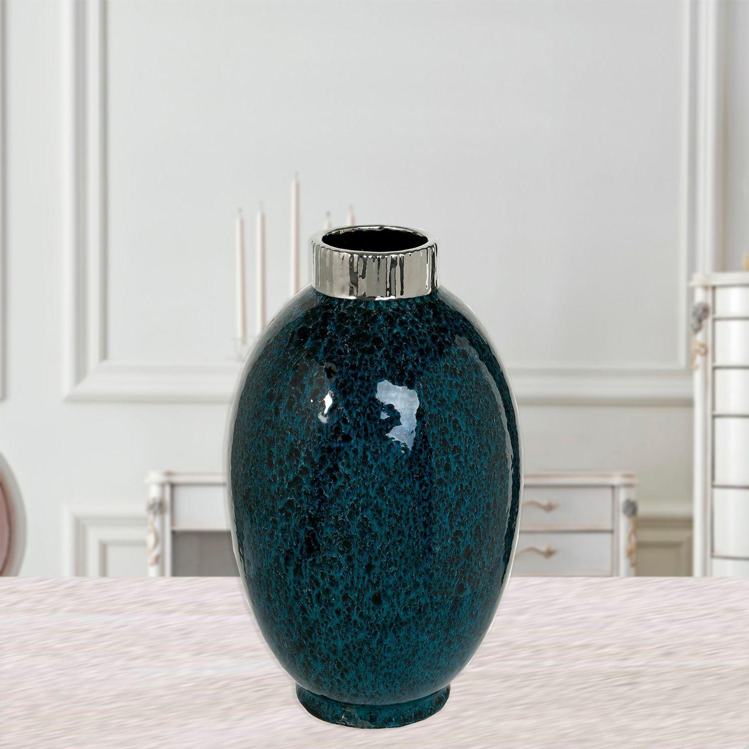 Jarrón Decorativo Verona Blue-3