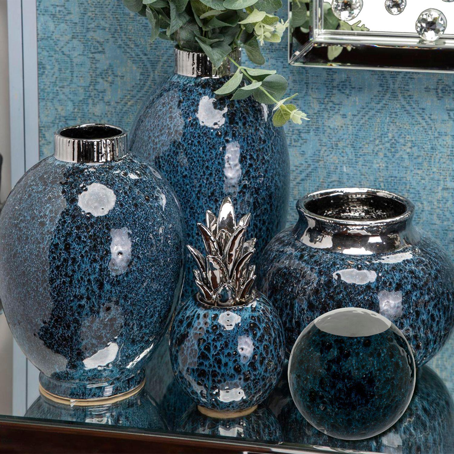 Jarrón Decorativo Verona Blue-4