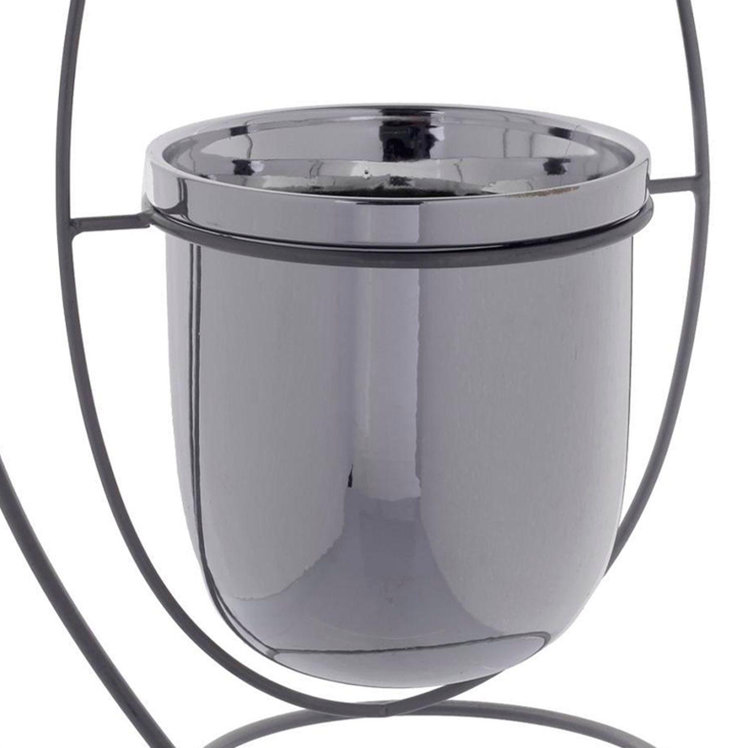 Maceta Decorativa Pendulo Silver-2