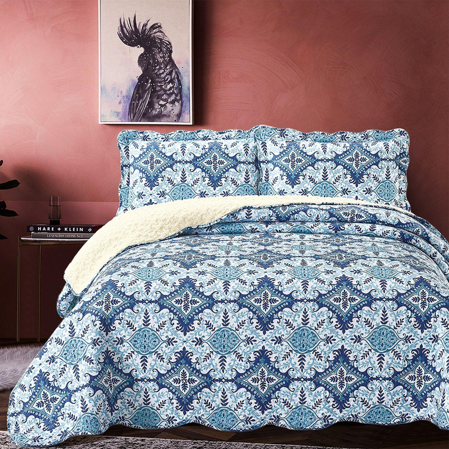 Quilt Sherpa King Sofia-4