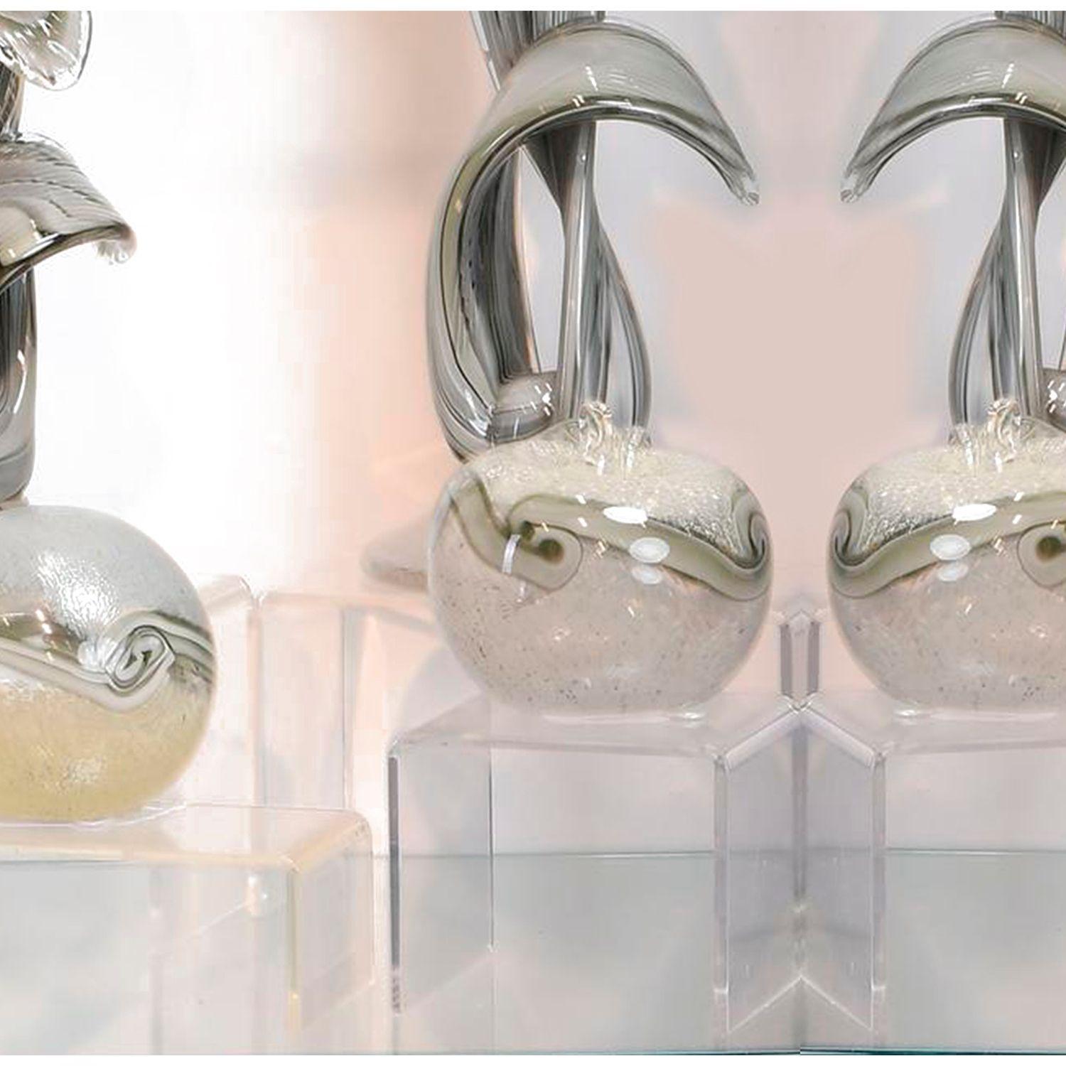 Figura Decorativa Manzana Jupiter Gris-2