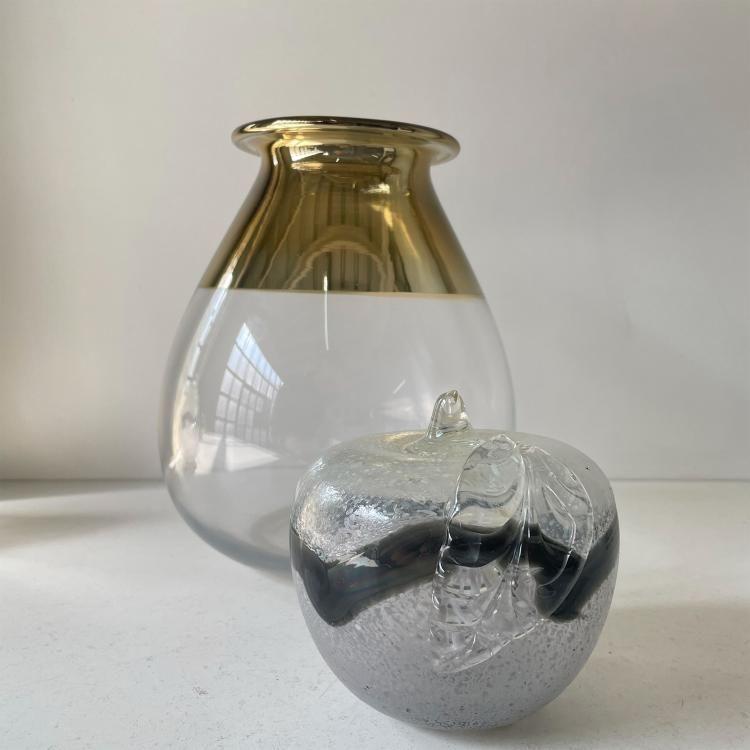 Figura Decorativa Manzana Jupiter Gris-4