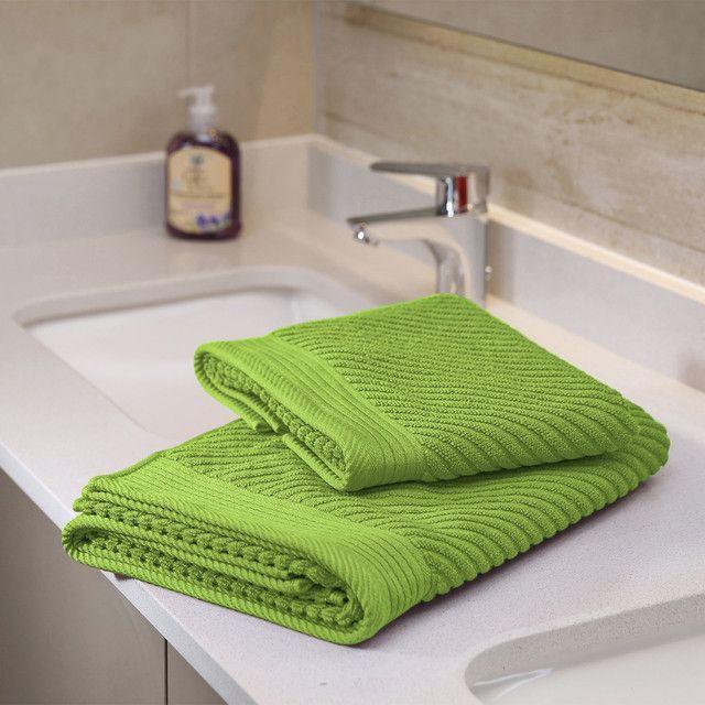 Juego de Toallas de Baño Jacquard Pistacho-2
