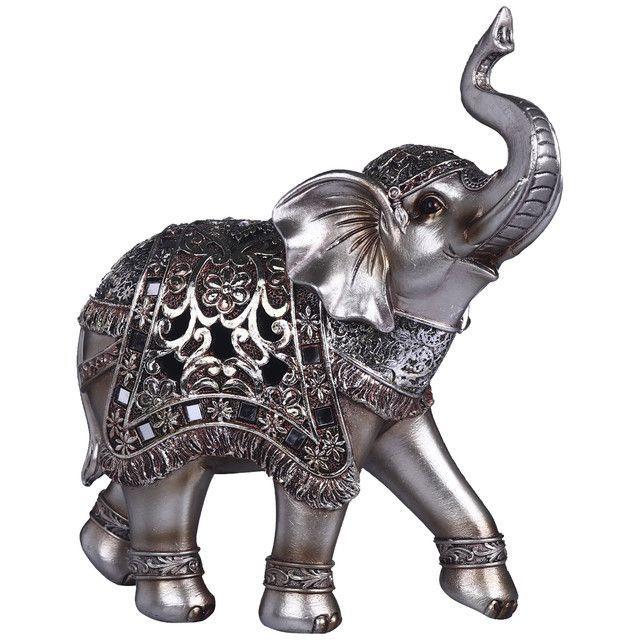 Figura Decorativa Elefante Silver-0