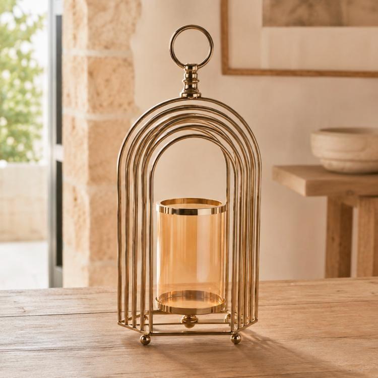Centro de Mesa Decorativo Canterbury Gold-0
