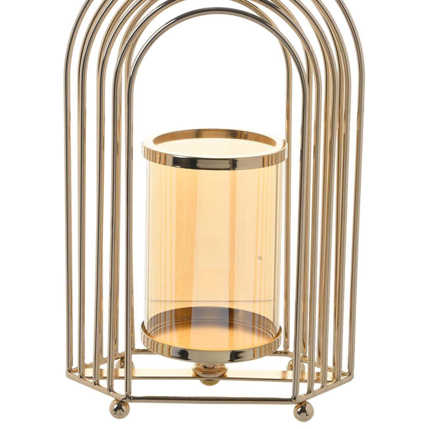 Centro de Mesa Decorativo Canterbury Gold-2
