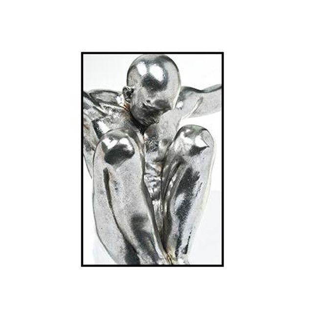 Figura Decorativa Atleta Silver-2