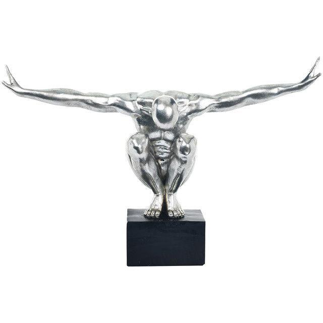 Figura Decorativa Atleta Silver-0