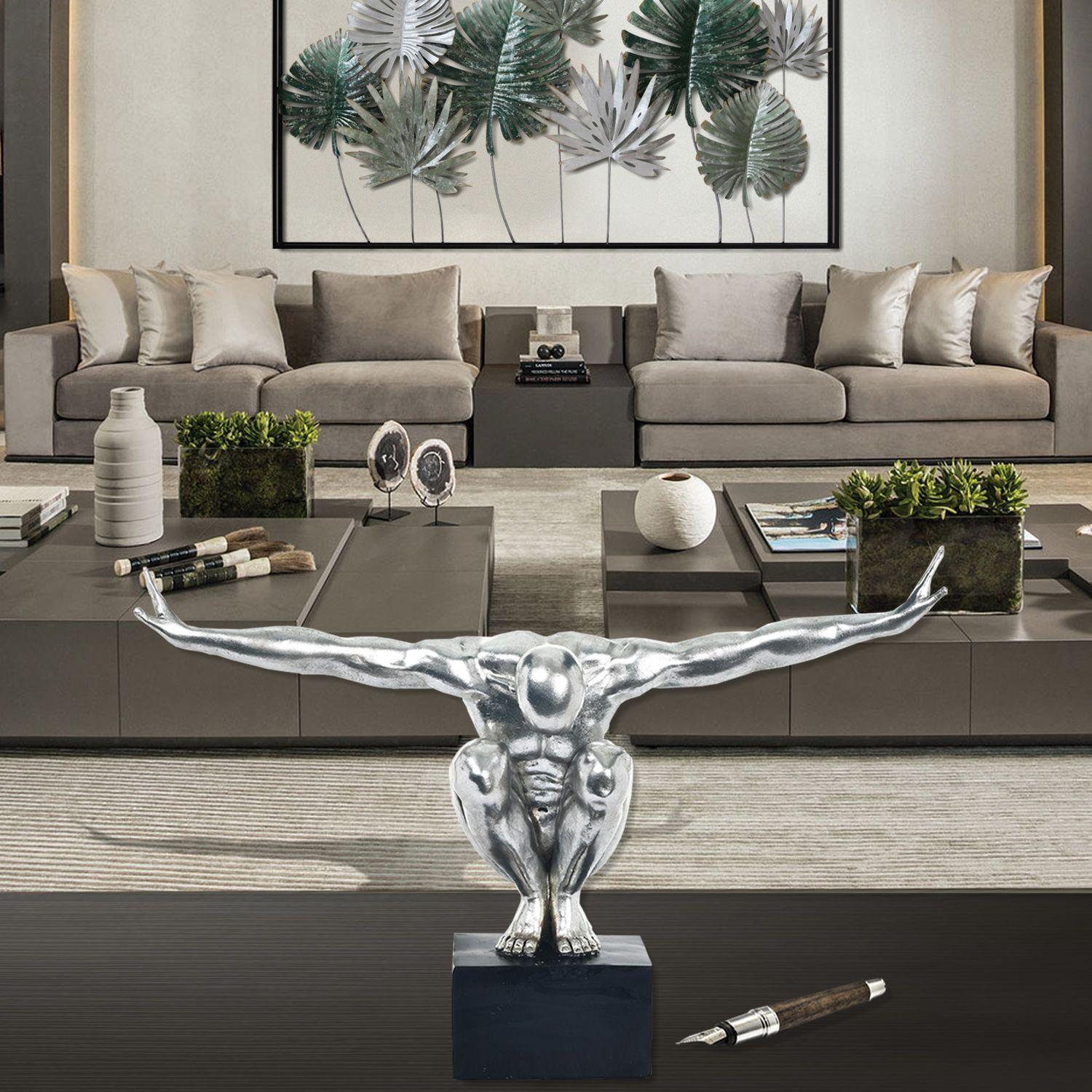 Figura Decorativa Atleta Silver-3