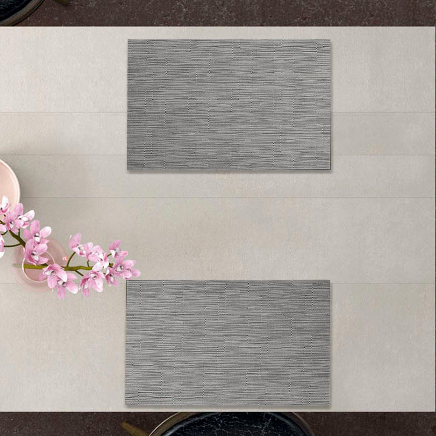 Set de Individuales Decorativo Pagoda 4 Piezas Gris-3