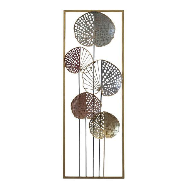 Placa Mural Marco Decorativa Hojas-0