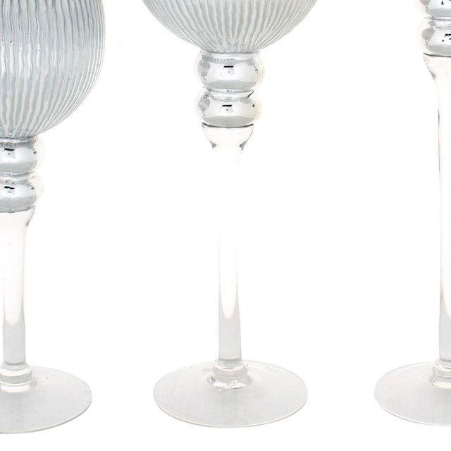 Juego Portavelas Decorativo Córcega 3 Pzas-1