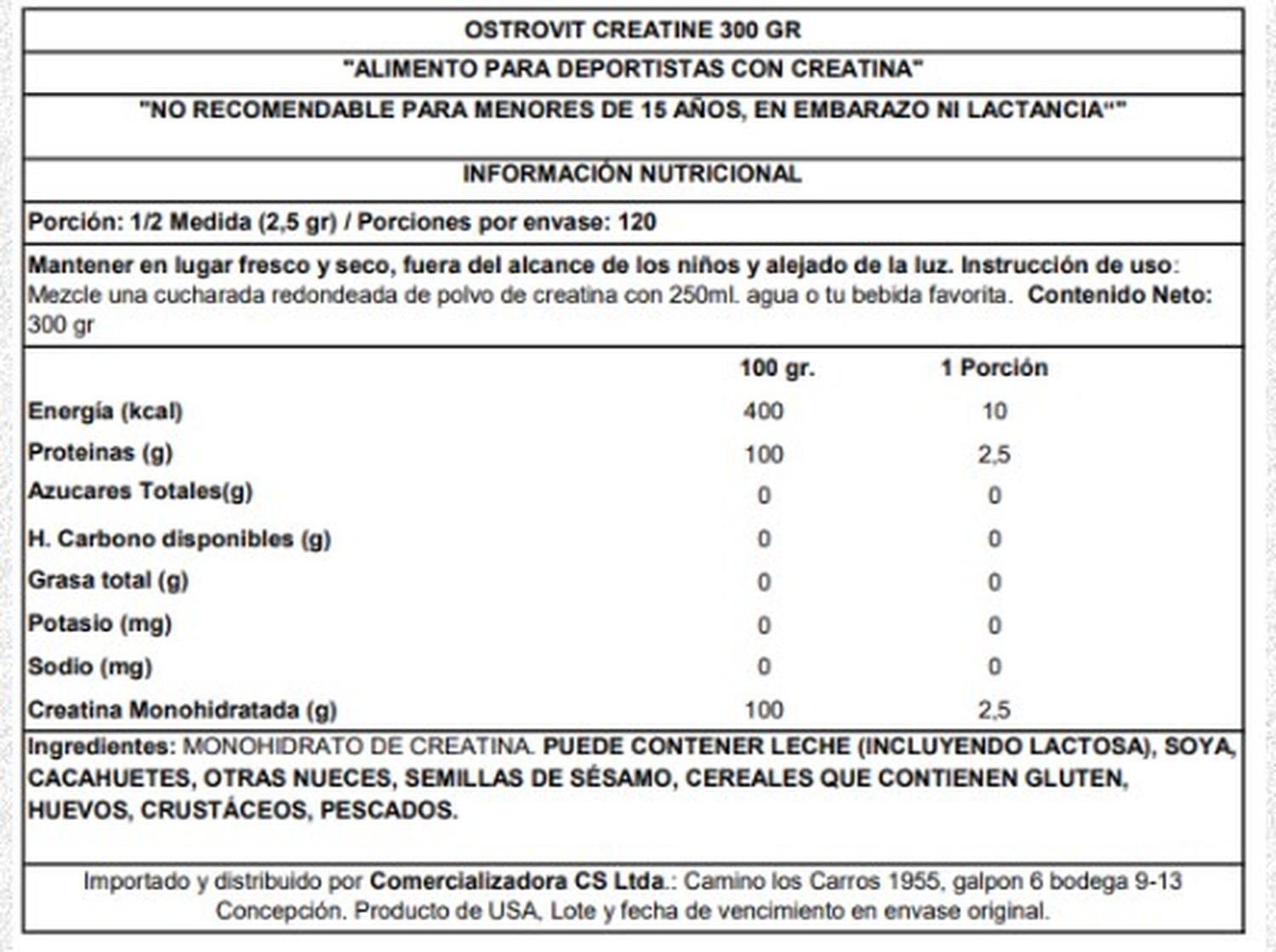 OstroVit Creatina (300 gr)-3