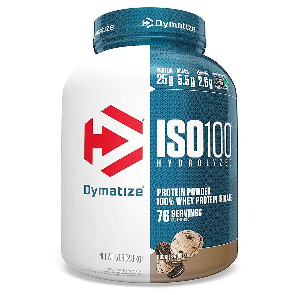 Dymatize Iso 100 (5 Lb) - Proteina Hidrolizada Cookies And Cream-0