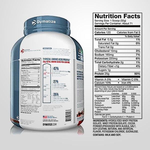 Dymatize Iso 100 (5 Lb) - Proteina Hidrolizada Fudge brownie-1