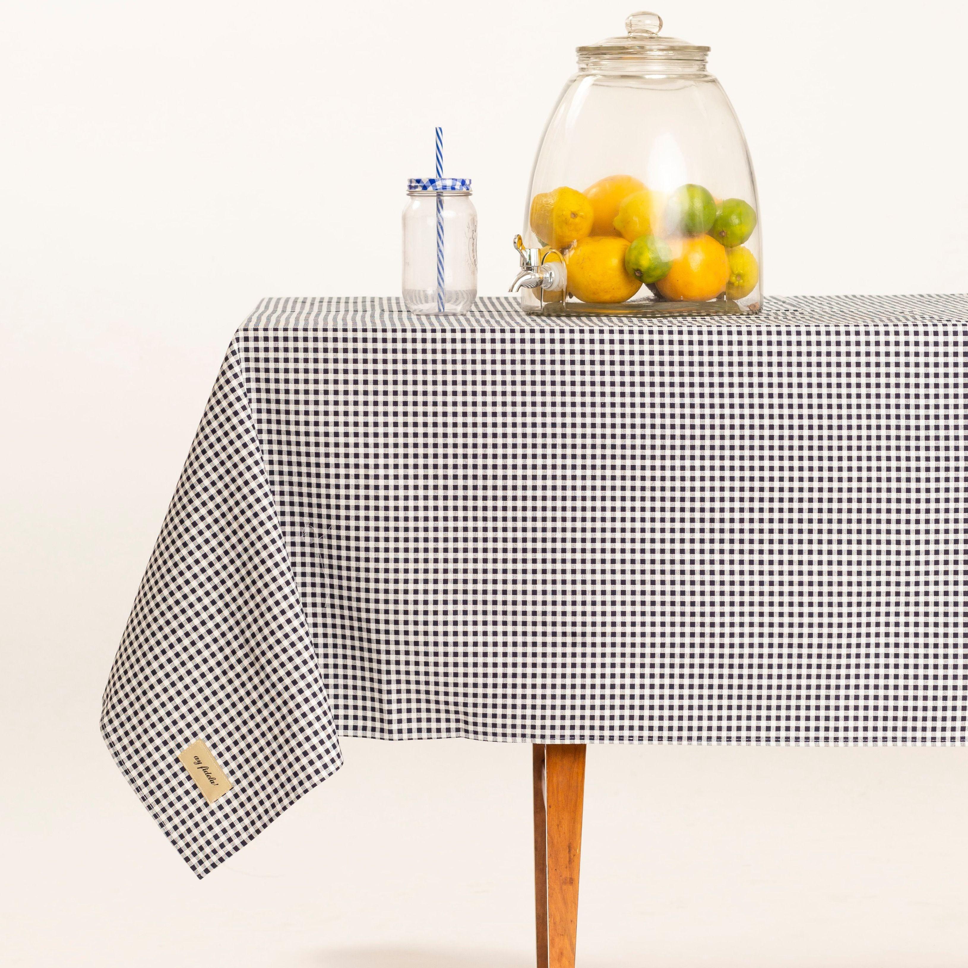 Mantel Betania Picnic Azul y Blanco-0