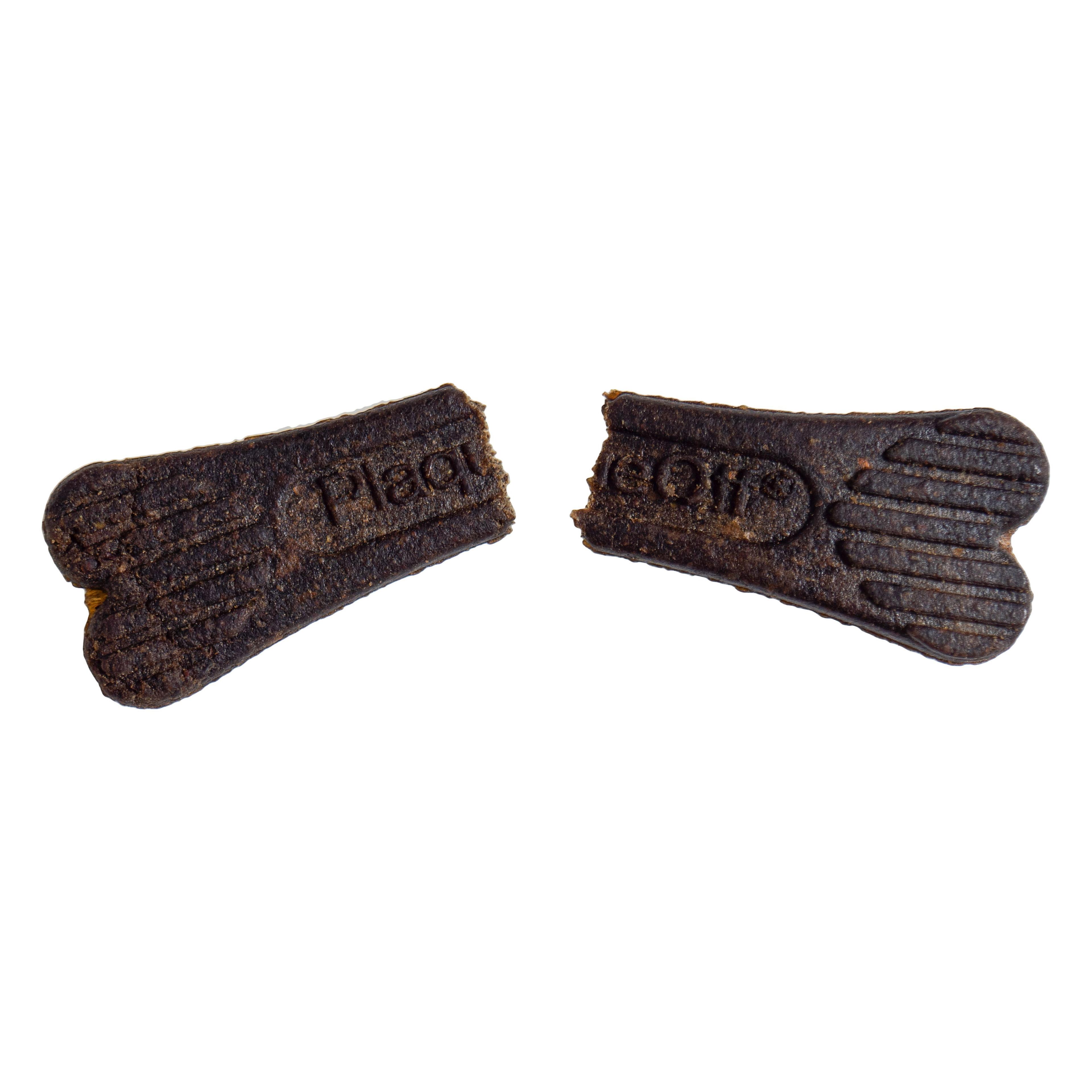 Huesos Mini Cuidado Dental sabor Mantequilla Maní y Banana 340 Grs. (20 Un.) - Plaque Off-4