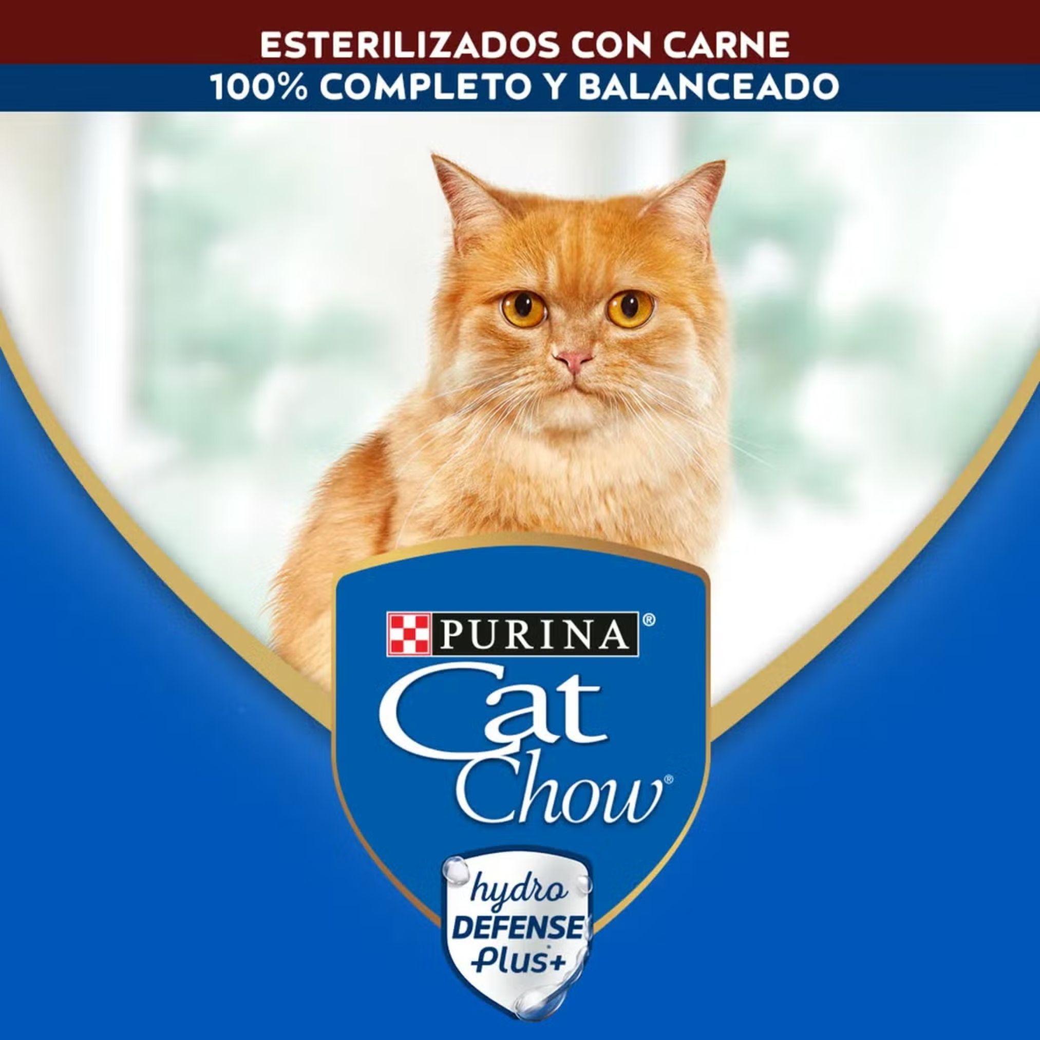 Sachet Cat Chow Esterilizados Carne 15 un. -2