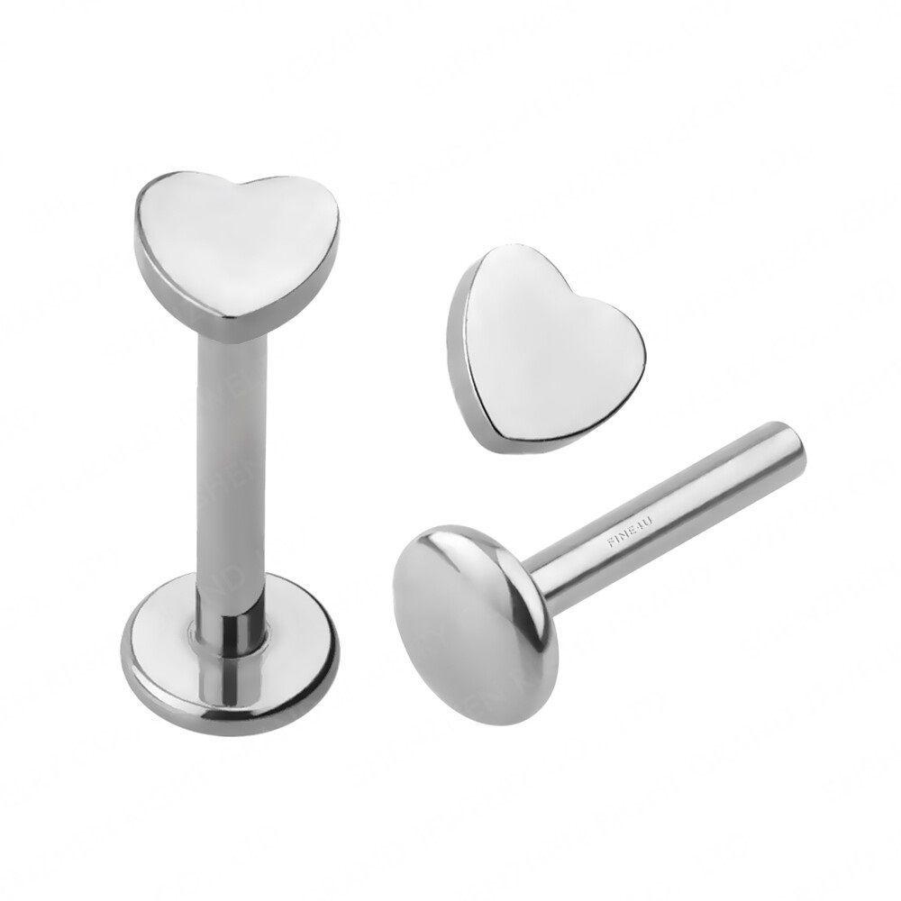 Labret corazon Titanio PHILIPPA JOYAS-0