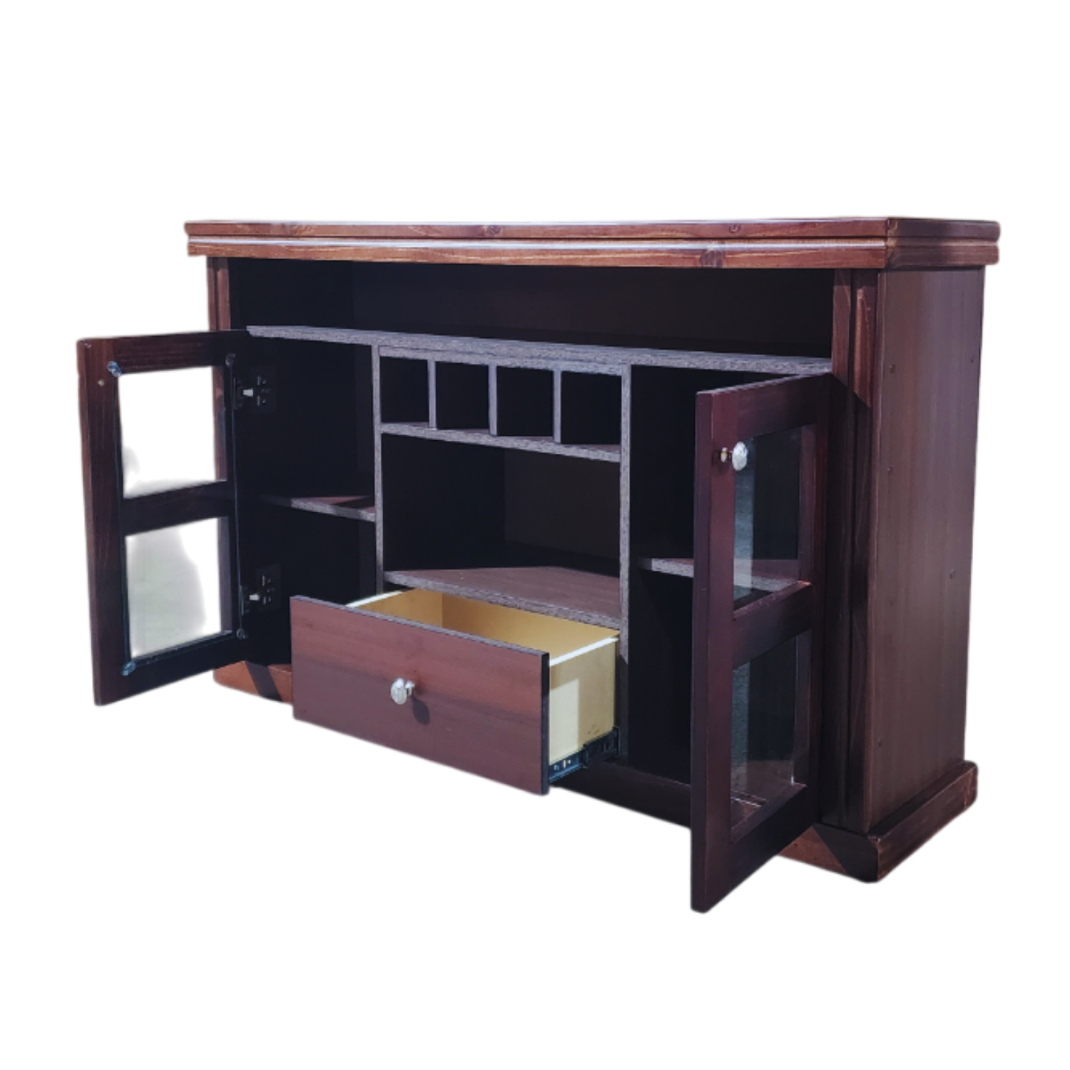 Rack 1200 Olan Chocolate Rectangular Vidrio -2