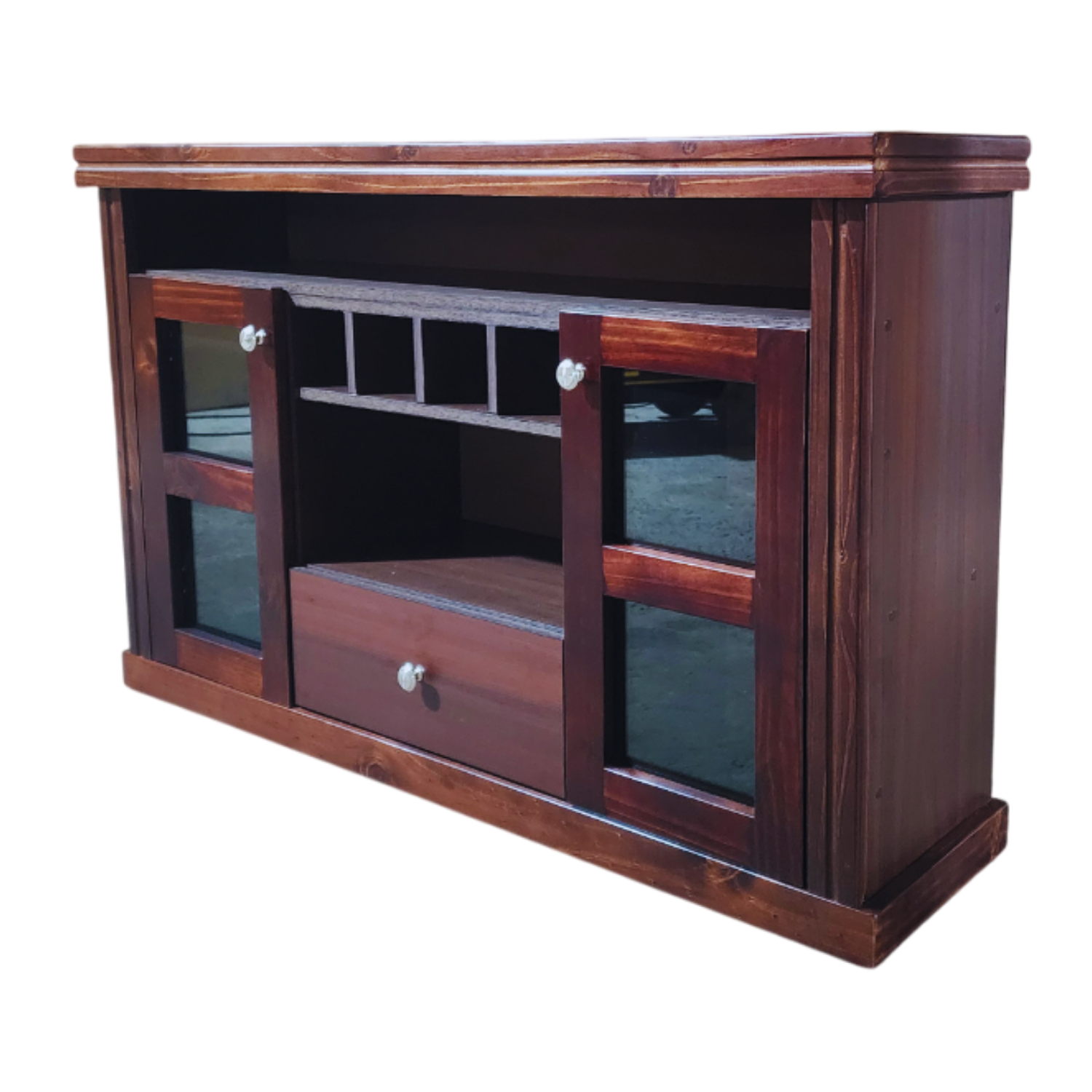 Rack 1200 Olan Chocolate Rectangular Vidrio -5