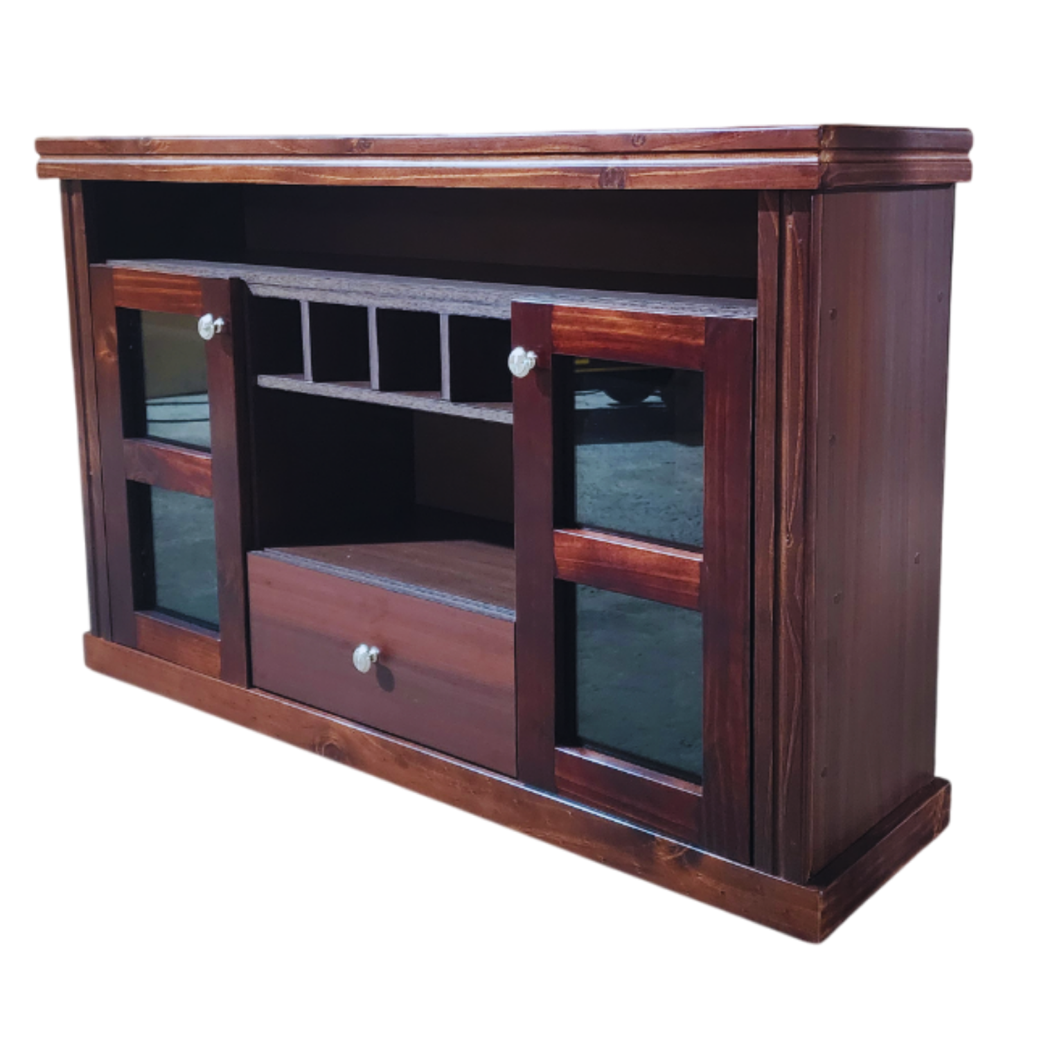 Rack 1200 Olan Chocolate Rectangular Vidrio -6