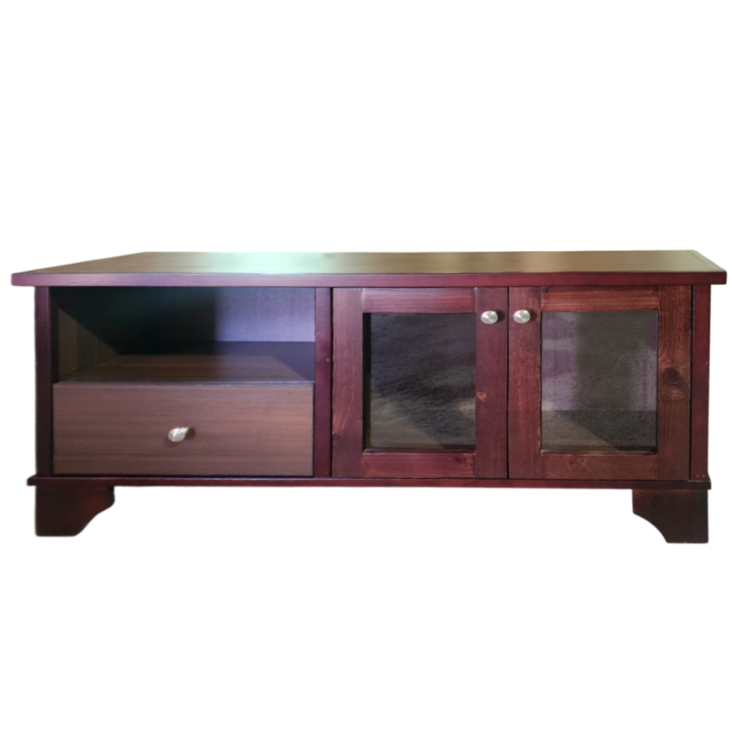 Rack 1200 Kora Chocolate Rectangular Vidrio-3