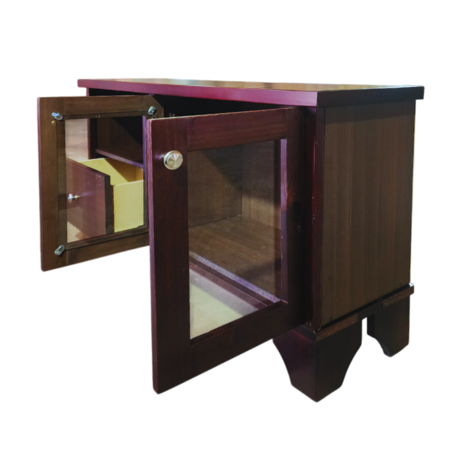 Rack 1200 Kora Chocolate Rectangular Vidrio-5