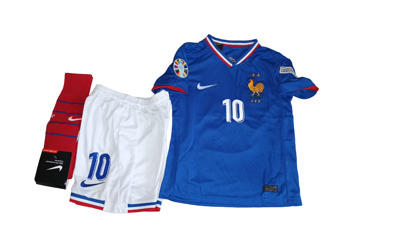 KIT PACK CONJUNTO NIÑOS FRANCIA MBAPPE 2024 2025-4