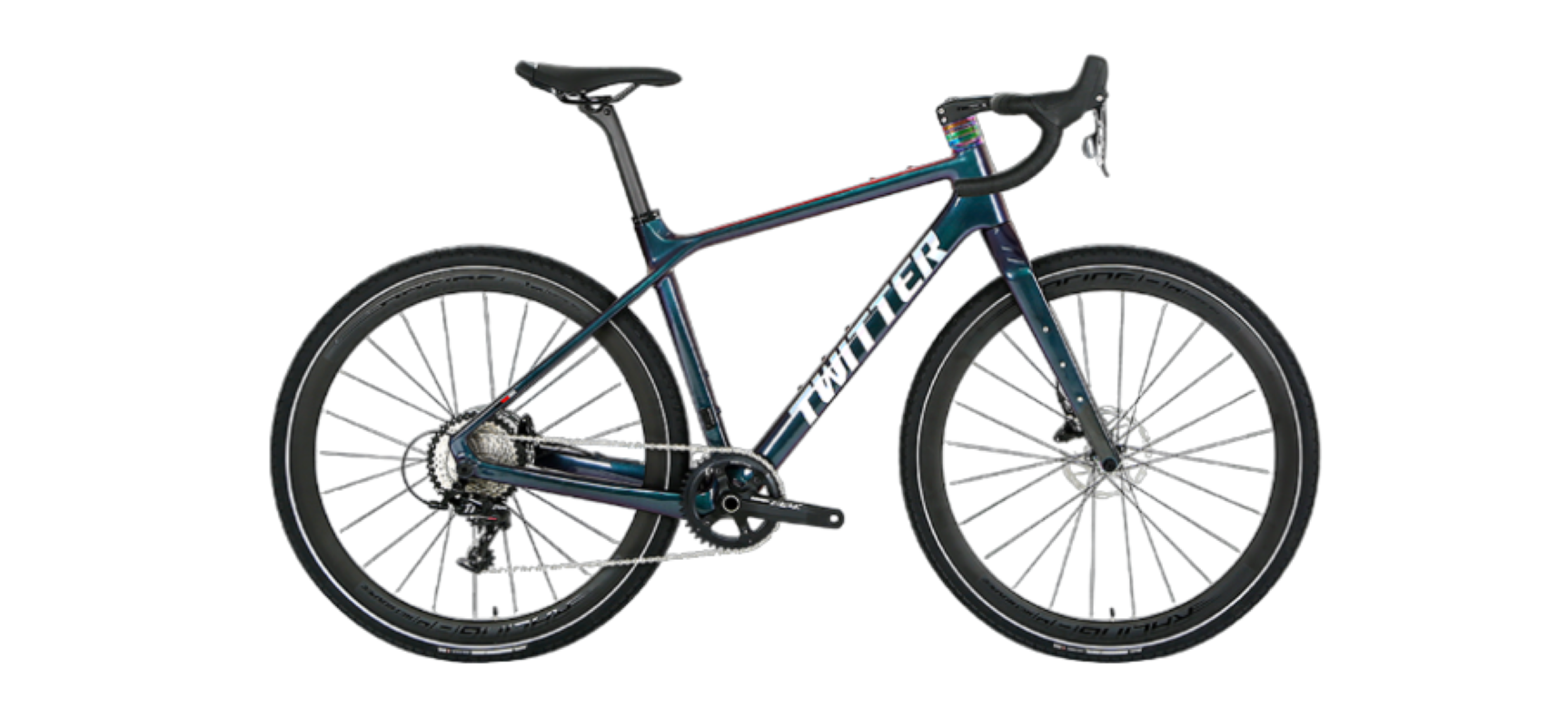 Bicicleta Gravel X Twitter Fibra de Carbono SRAM Rival Talla 49-0
