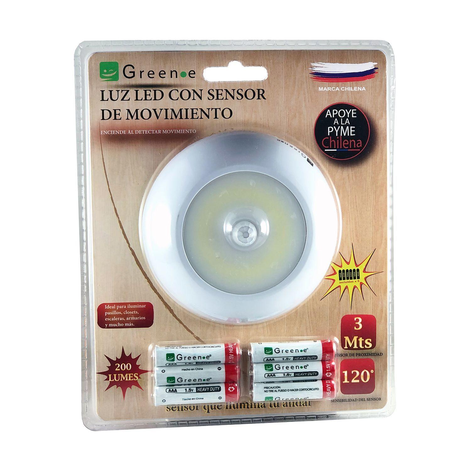 Luz Led con Sensor de Movimiento. 200 Lúmenes-0