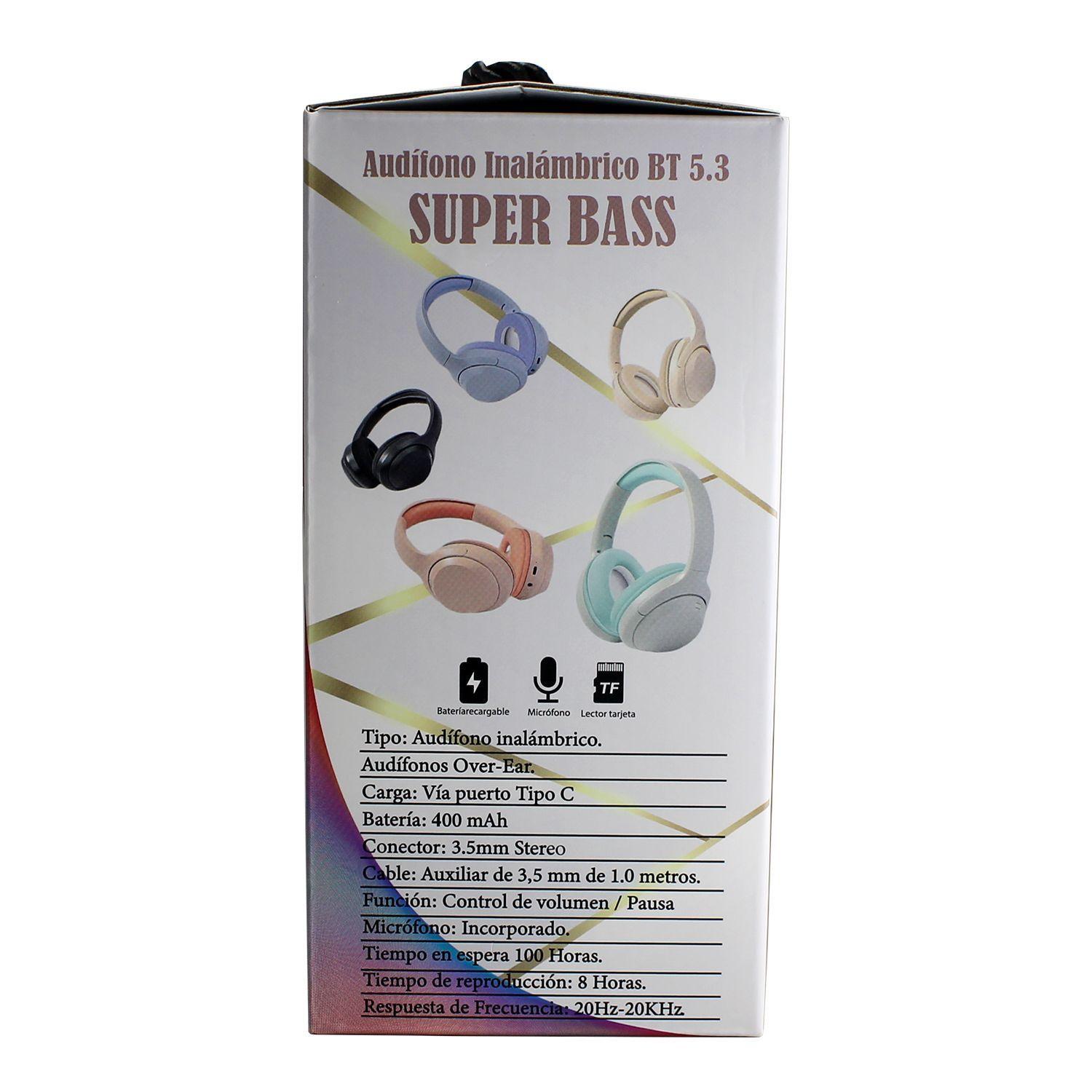 Audífono JST-35A Super Bass / Bluetooth 5.3-5