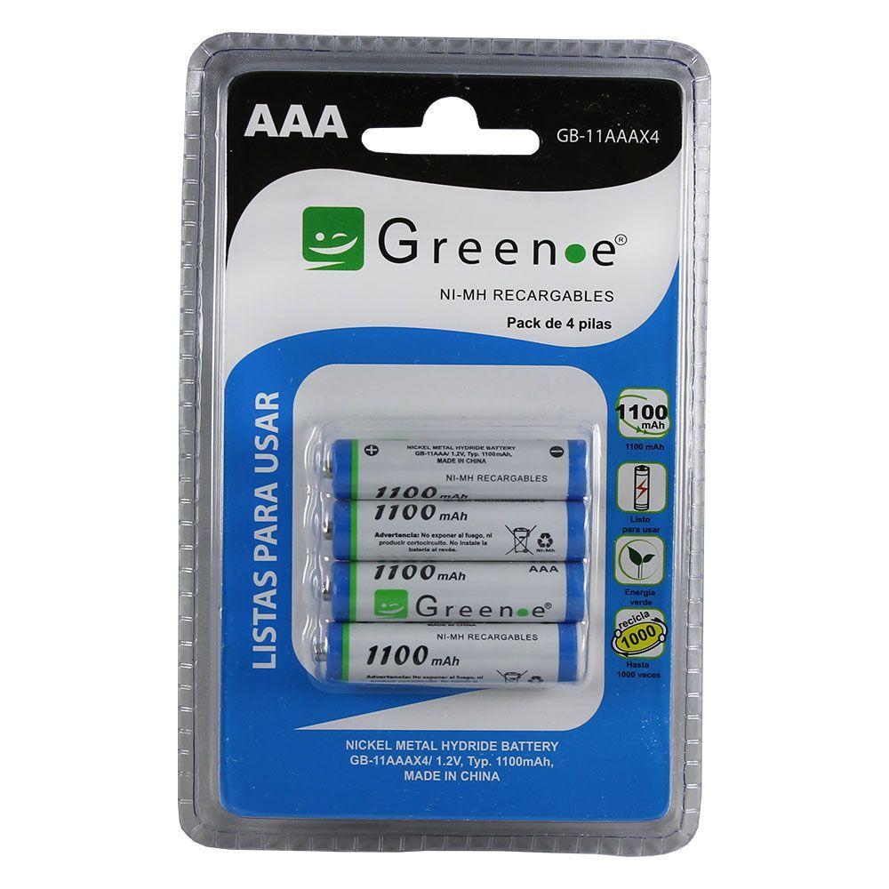 Pilas Recargables AAA de 1100 mAh-2