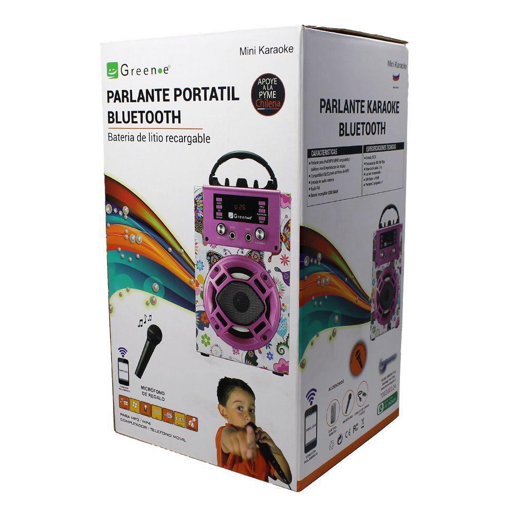 Parlante Bluetooth mini karaoke Mariposas-1