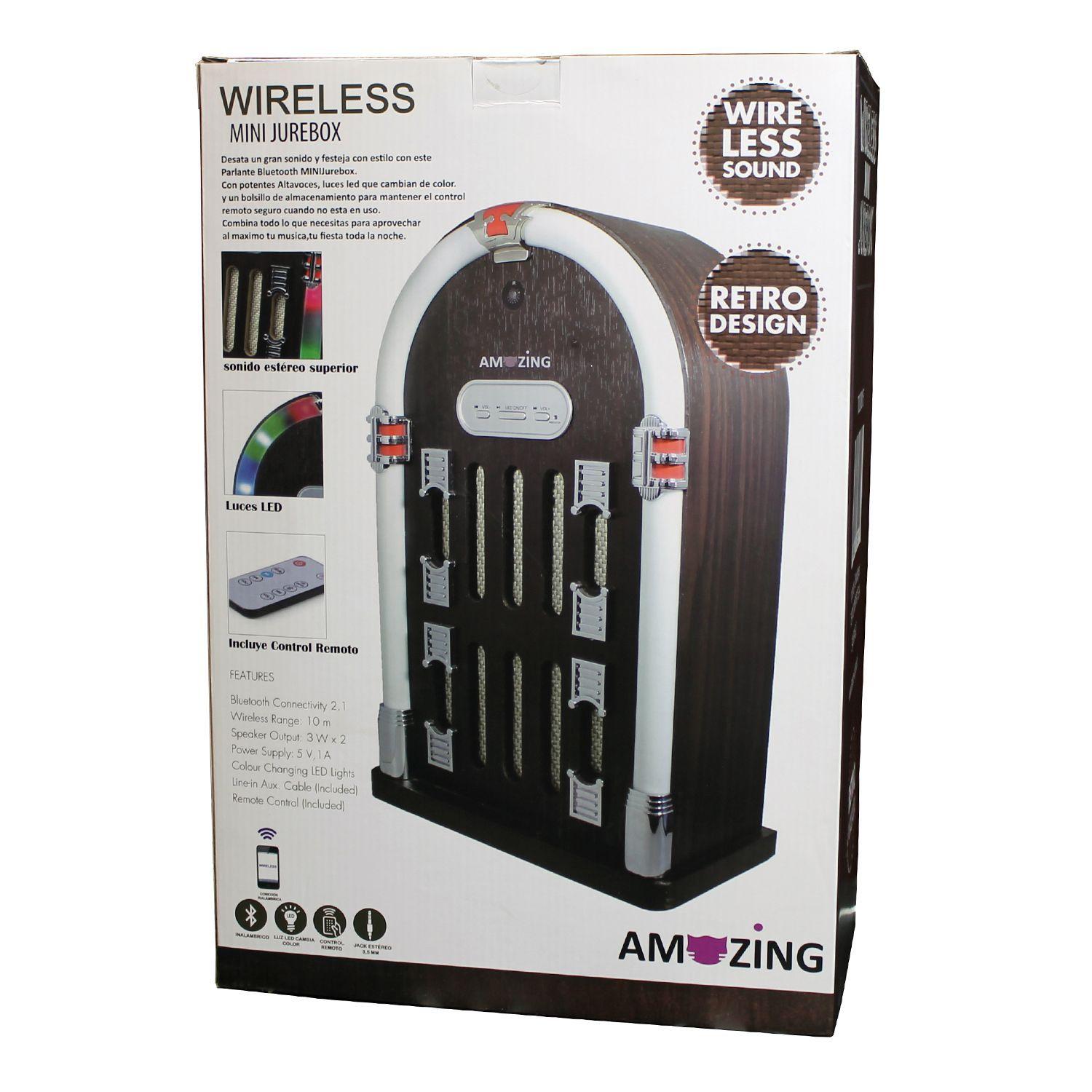 Parlante Bluetooth Modo retro Jukebox.-6