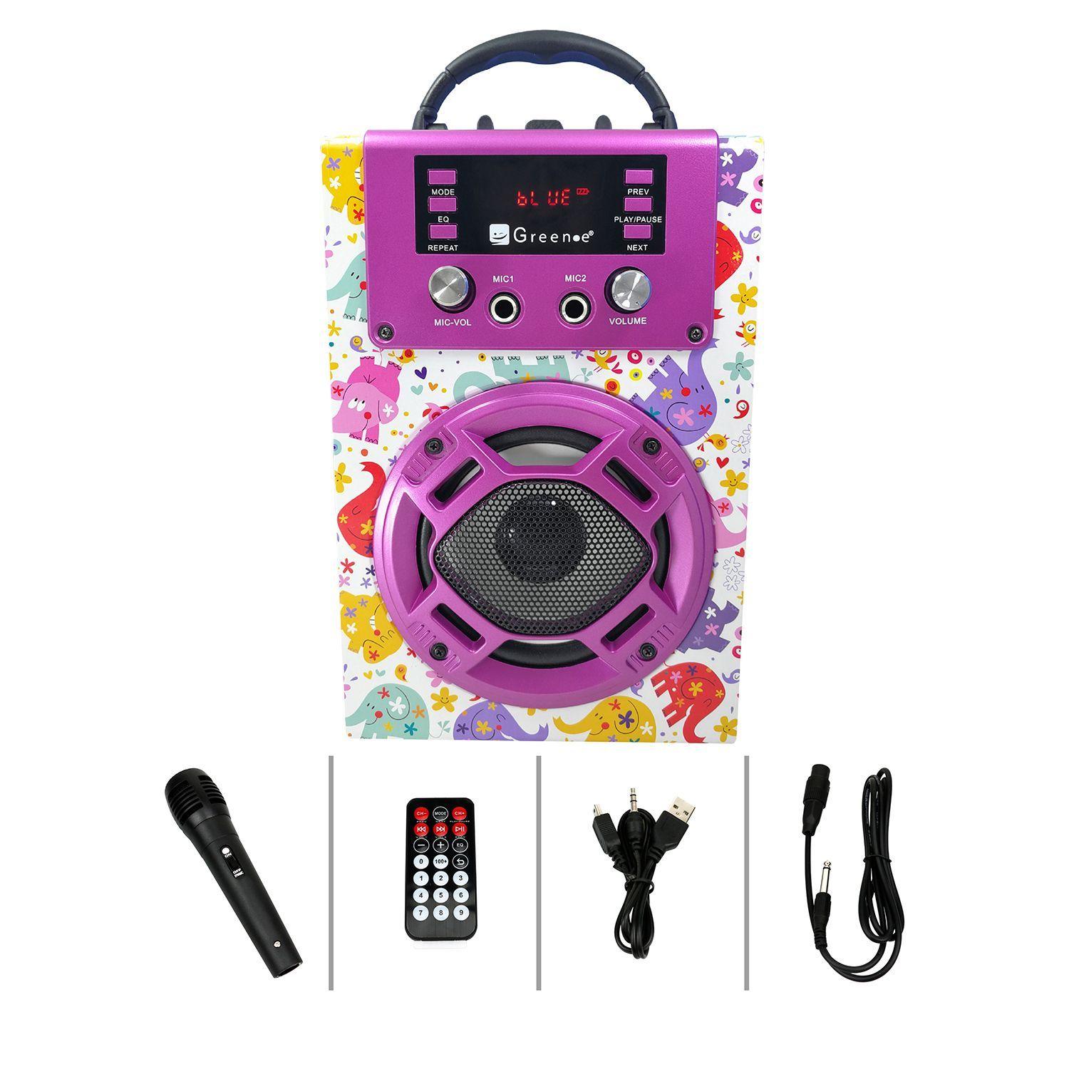 Parlante Bluetooth mini karaoke Elefante-1