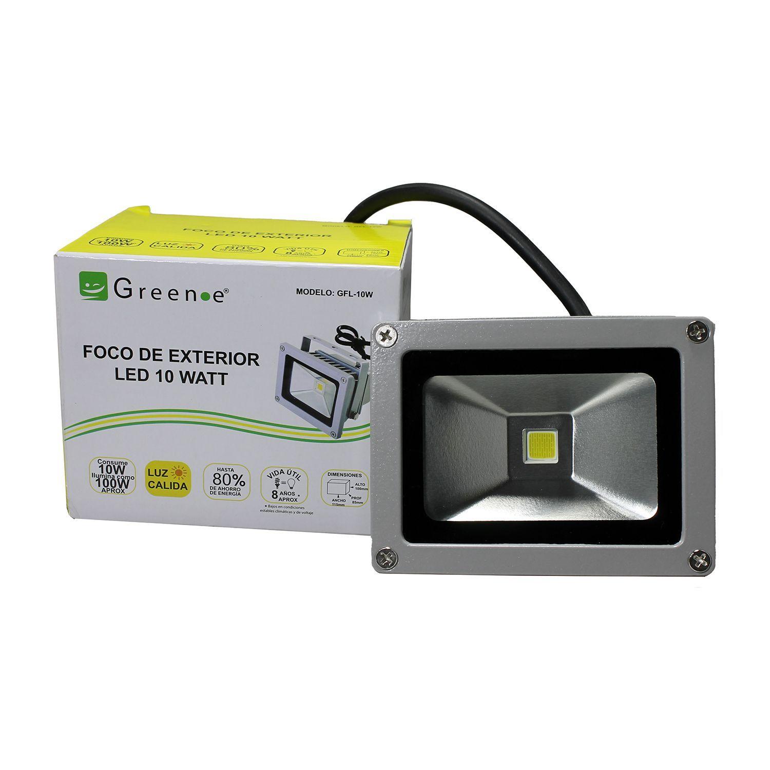Focos Exterior de 10w. X 4 unidades. Luz Cálida-2