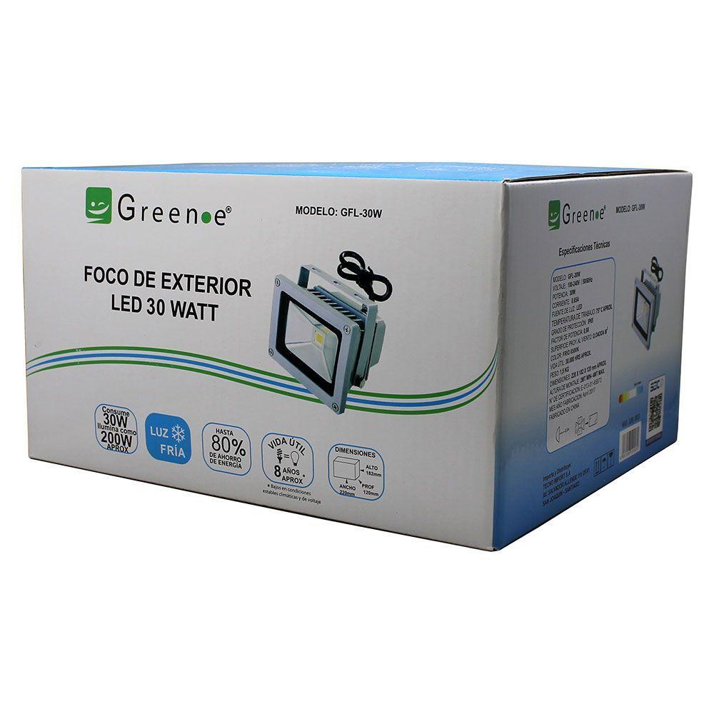 Focos Exterior de 30w. X 4 unidades. Luz Fría-4