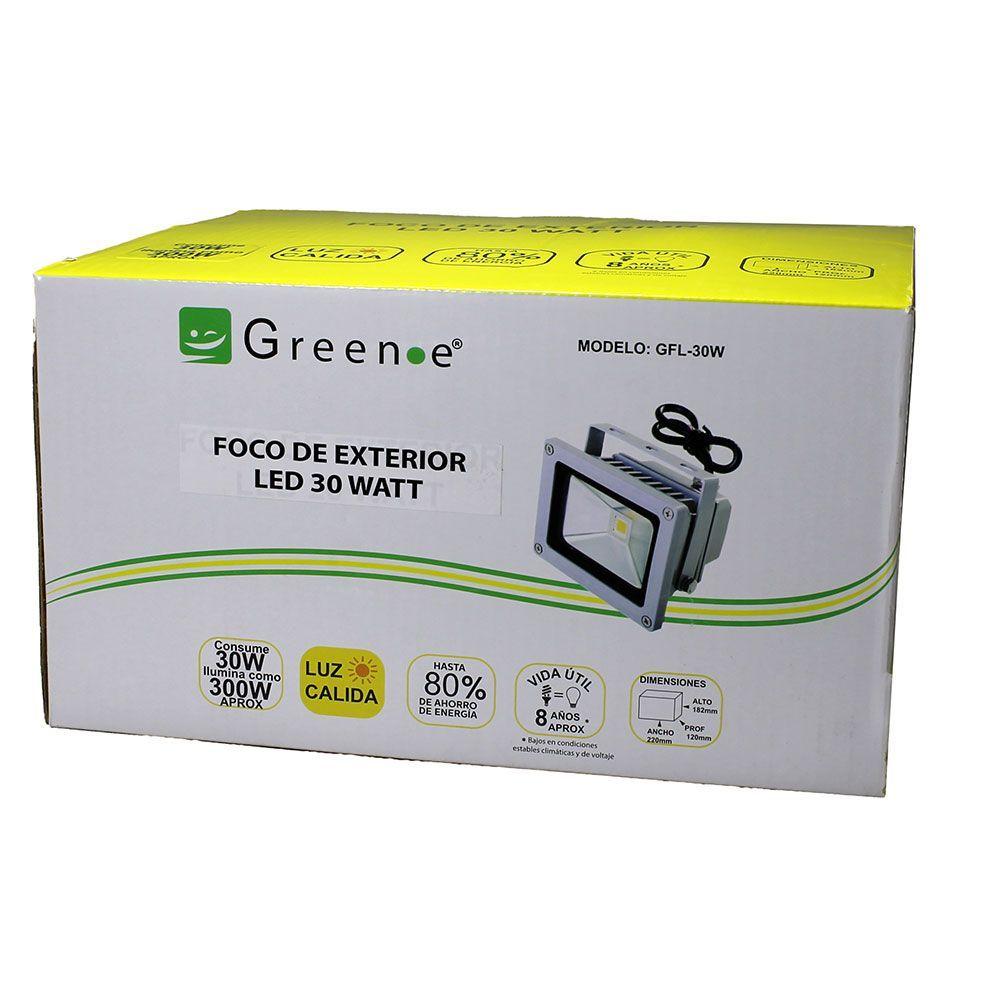 Focos Exterior de 30w. X 4 unidades. Luz Cálida-3