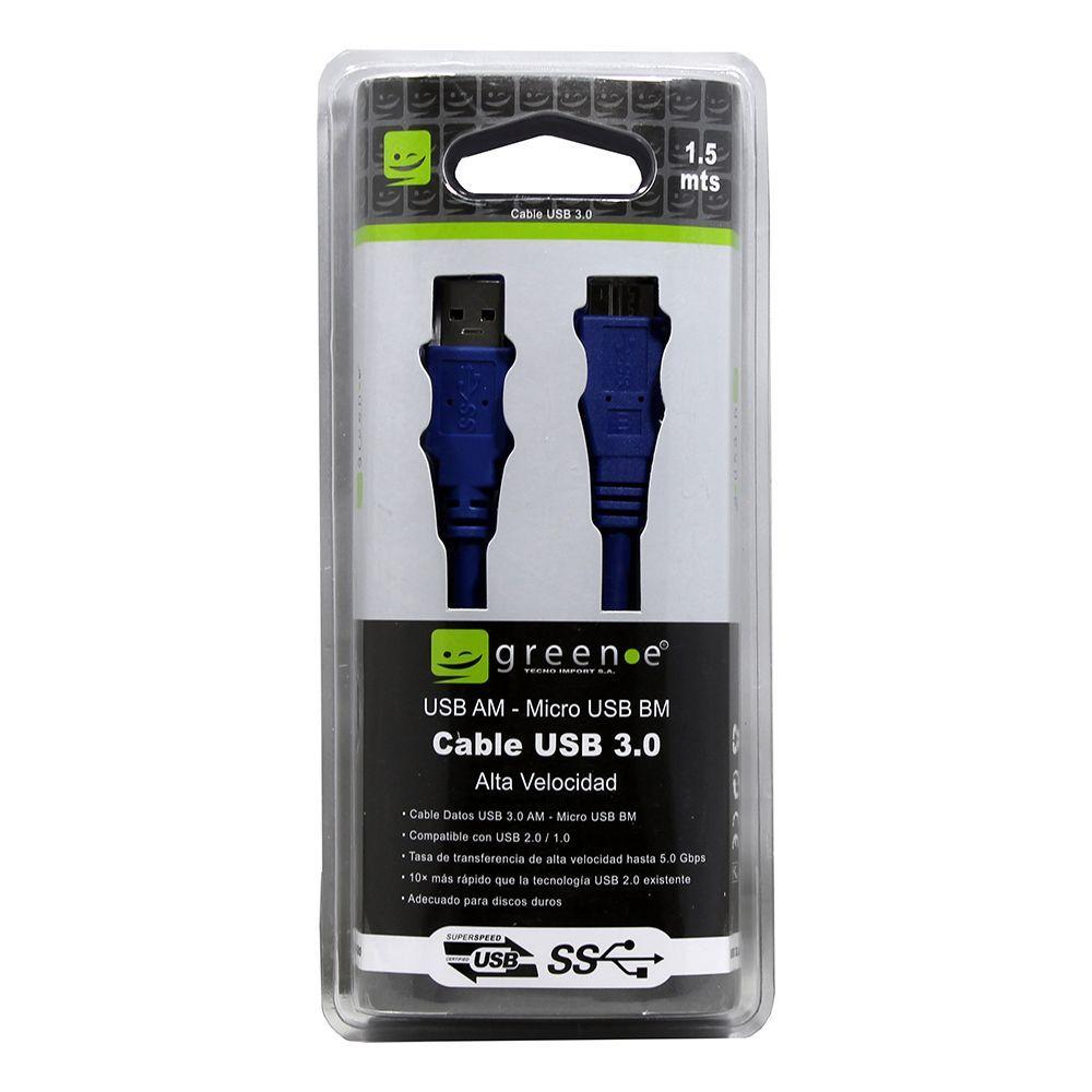Cable USB 3.0 Para Disco Duro 1,5 Metros-0