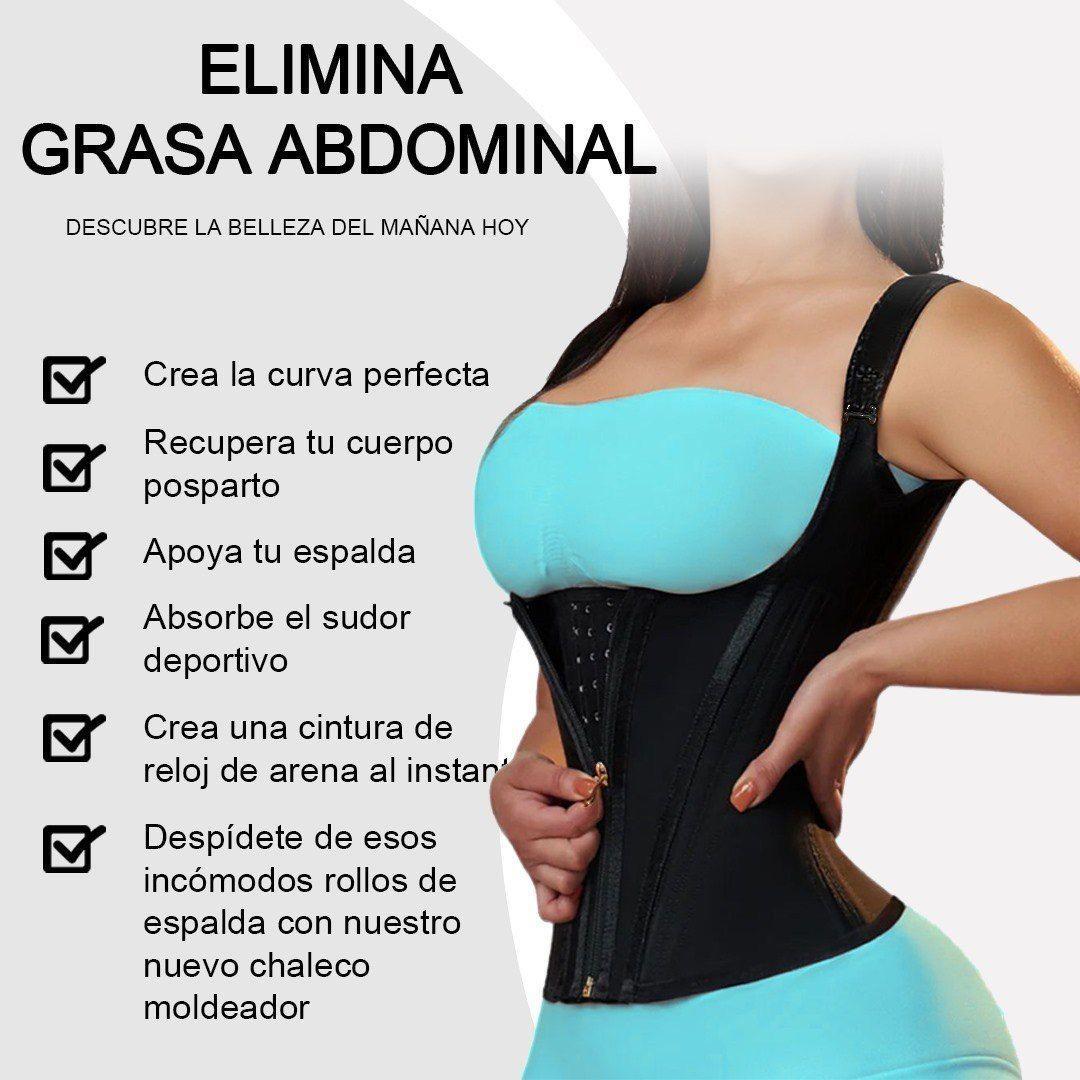 Faja Chaleco Colombiana Doble Compresión, Moldea Y Reduce El Abdomen-4