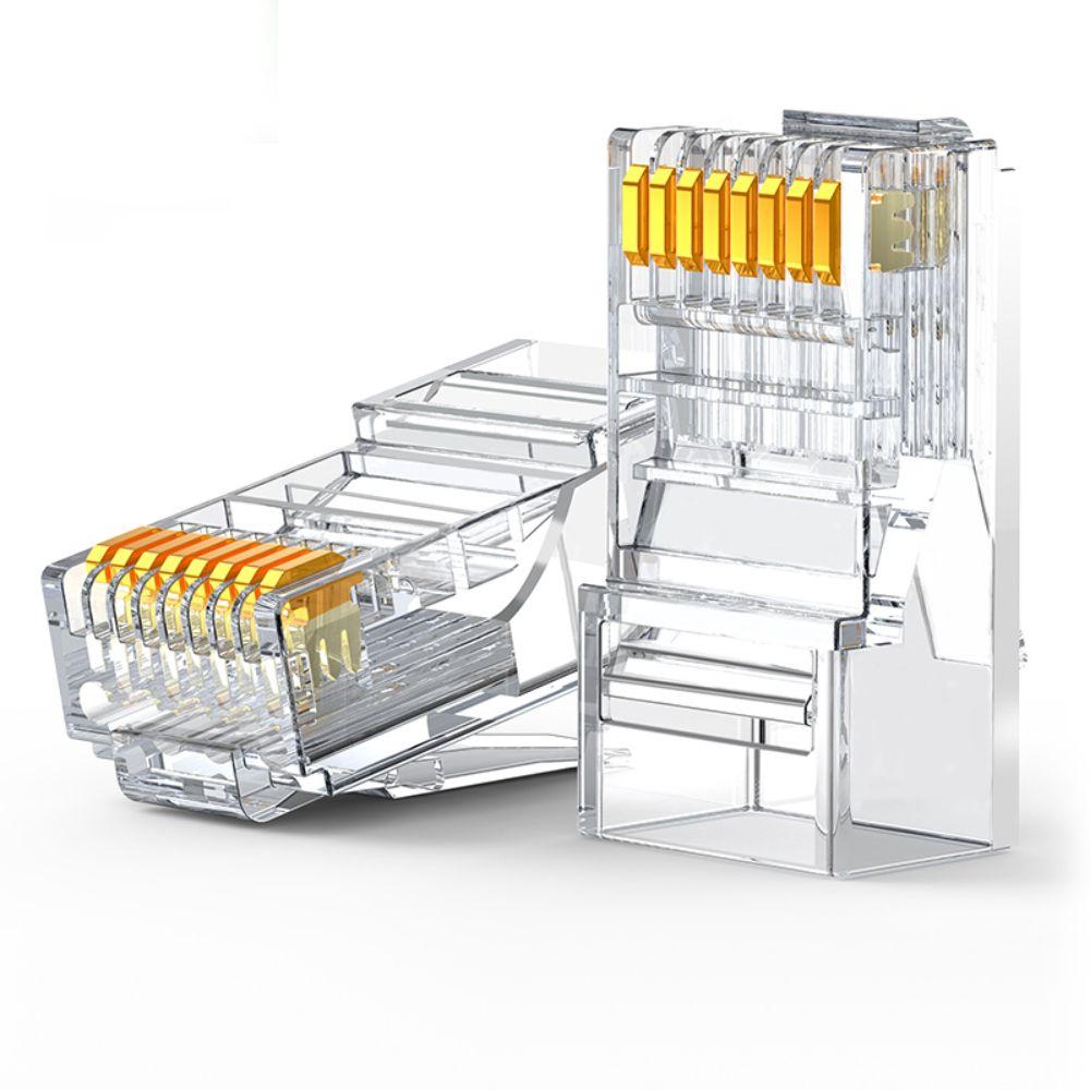 CONECTOR RJ-45 PLASTICO 10UN (BAG) CAT6 1000MBPS UGREEN NW120-0