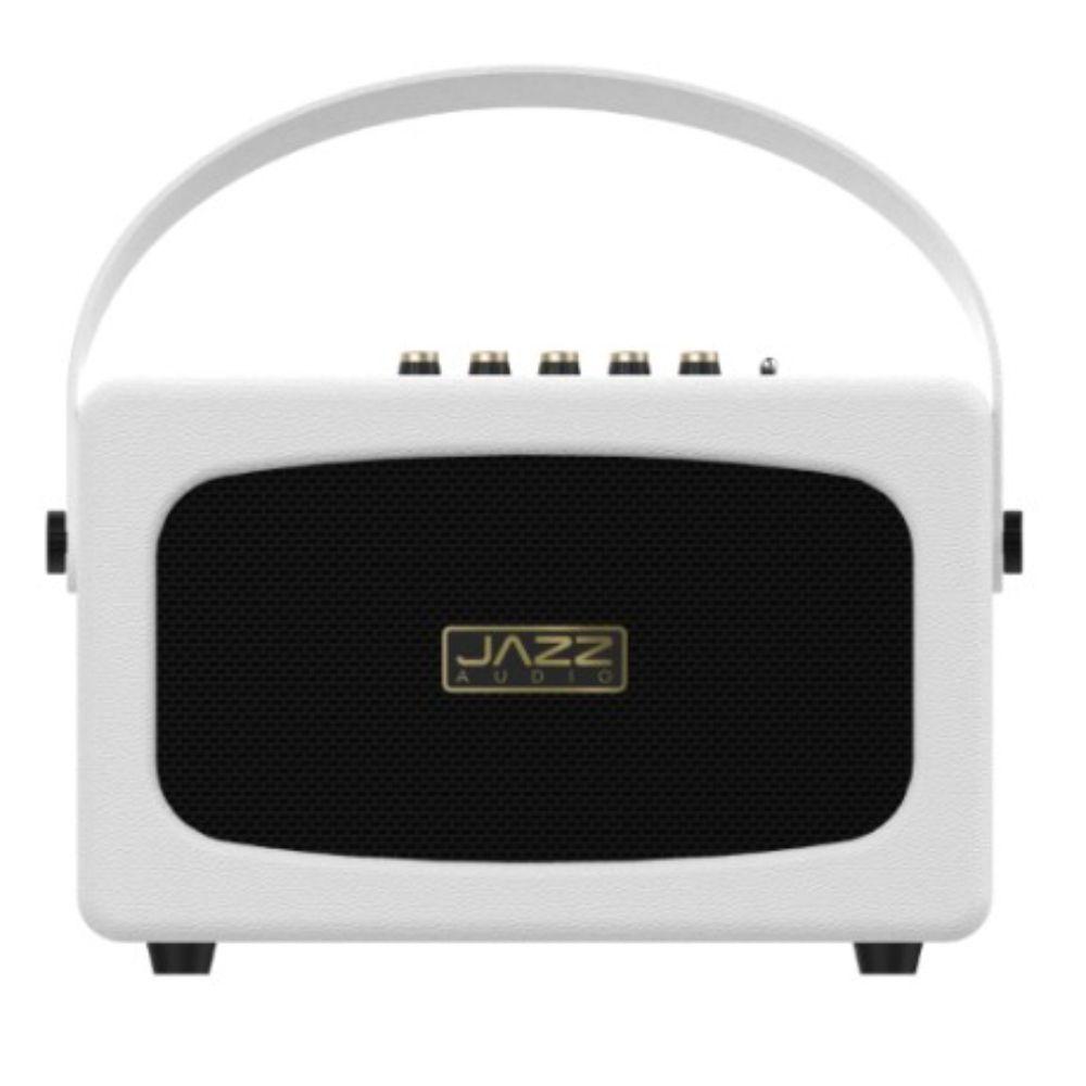 PARLANTE PORTABLE ALTA FIDELIDAD JAZZ AUDIO THE FRONT MAN BLANCO-2