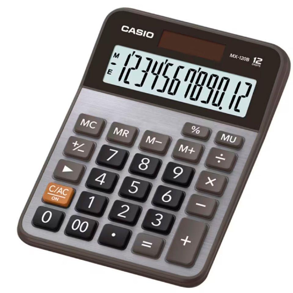 CALCULADORA. MX-120B CASIO NEGRA-1