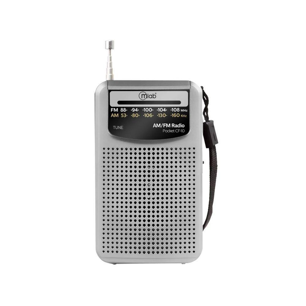 RADIO RETRO PORTATIL CF-10 SILVER MLAB-0